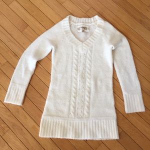 Limited Too cream v neck sweater